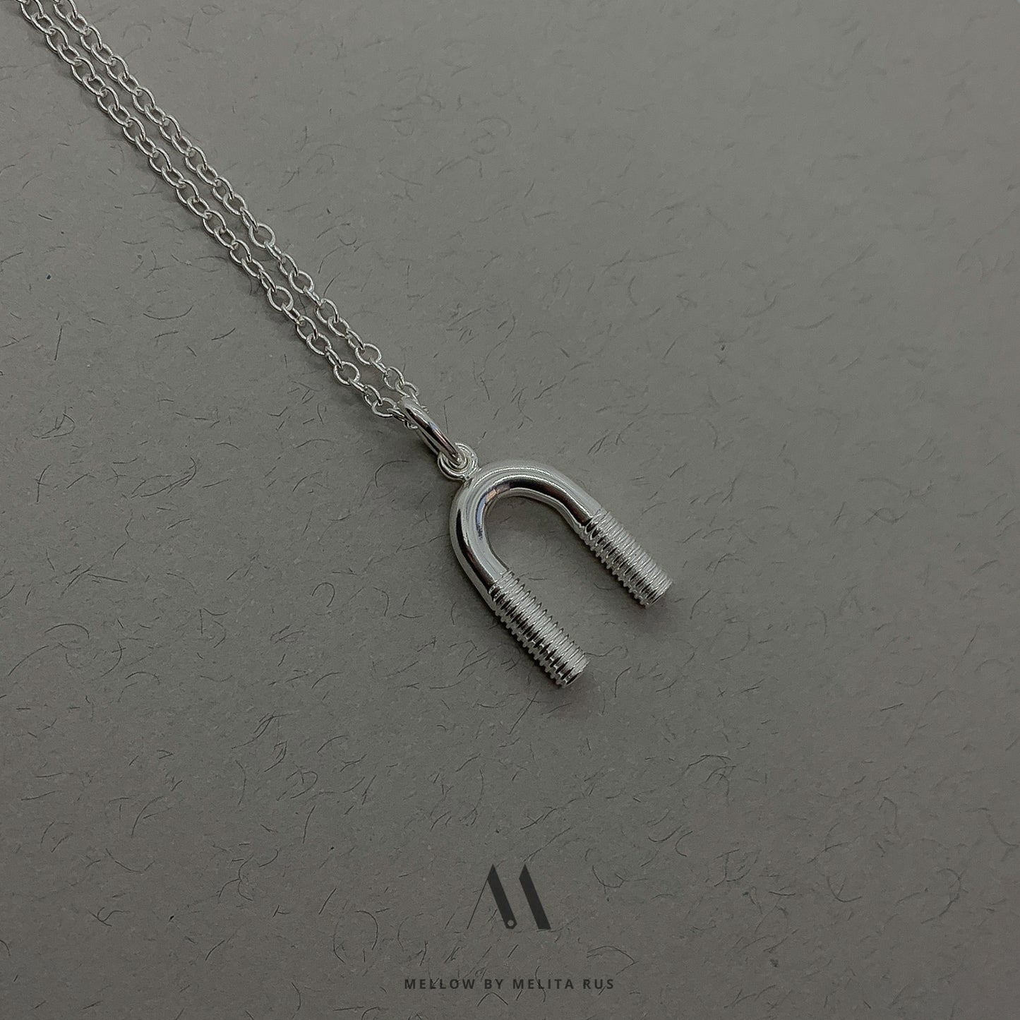 Unisex sterling silver necklace N4/SiEV5