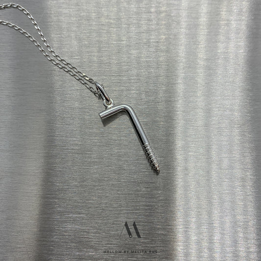 Unisex sterling silver necklace N4/SiEV10