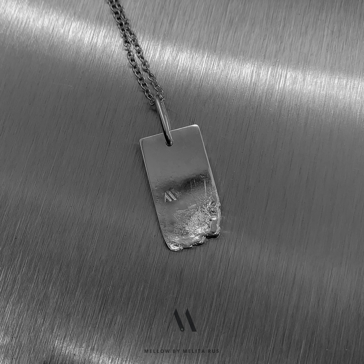 Unisex sterling silver necklace N4/SiEV11