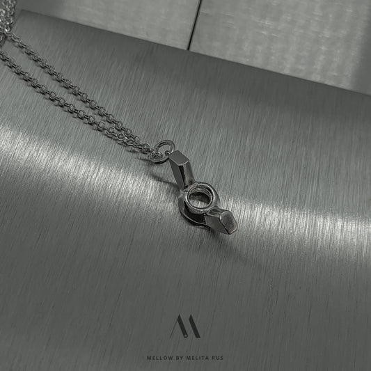 Unisex sterling silver necklace N4/SiEV12