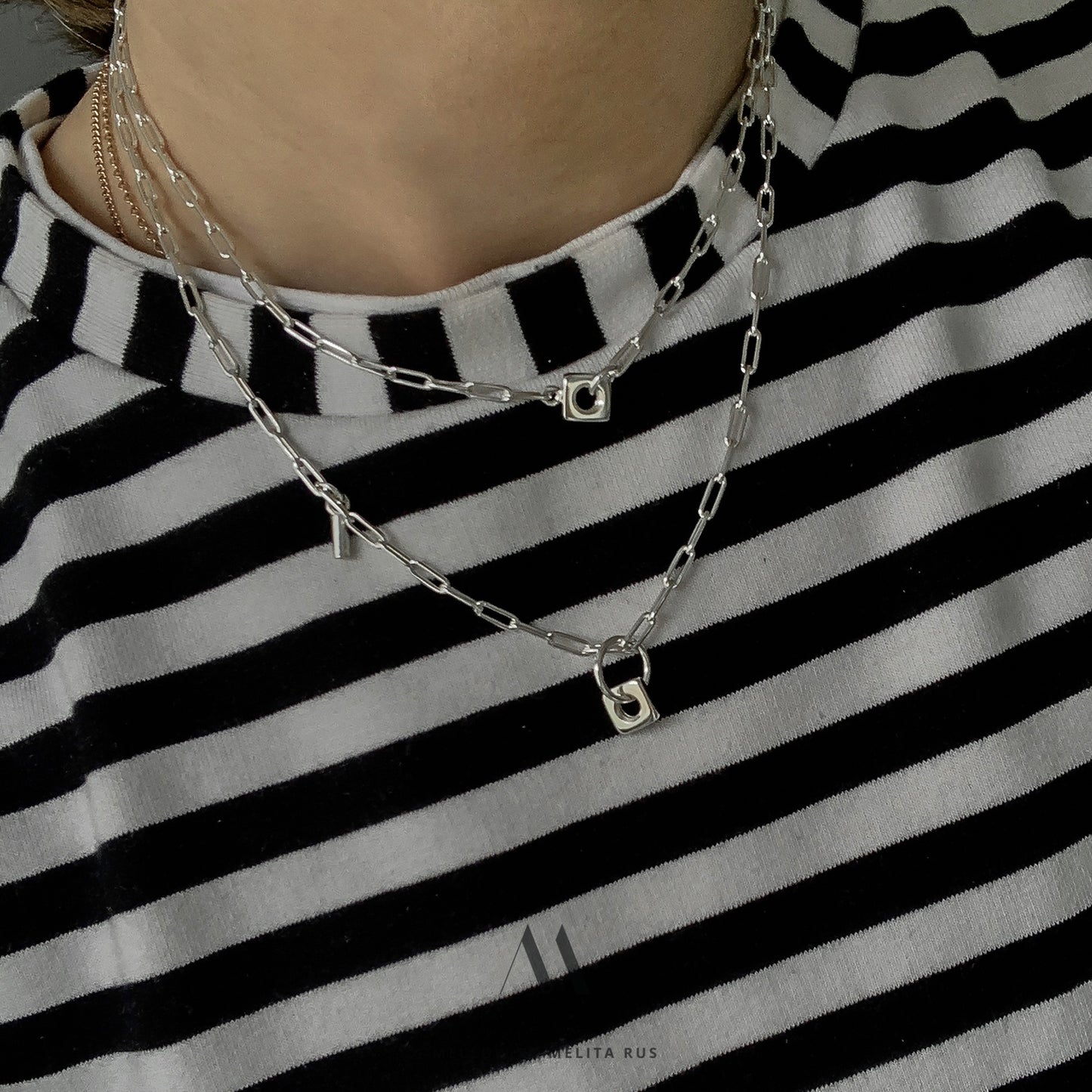 Sterling silver necklace N4/SiE02